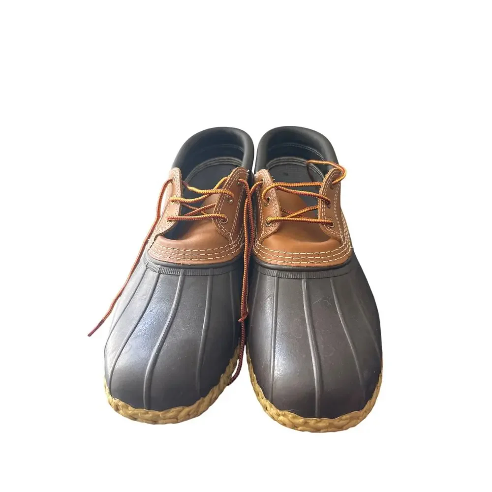 Bean Gumshoes / Short Duck Boots Tan/Brown Leather 13 W